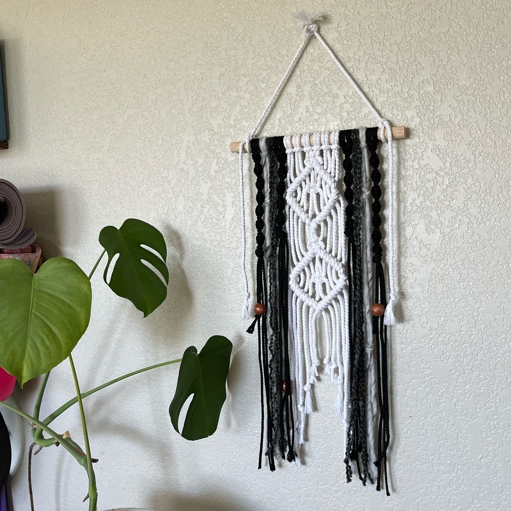 Handmade macrame wall hanging